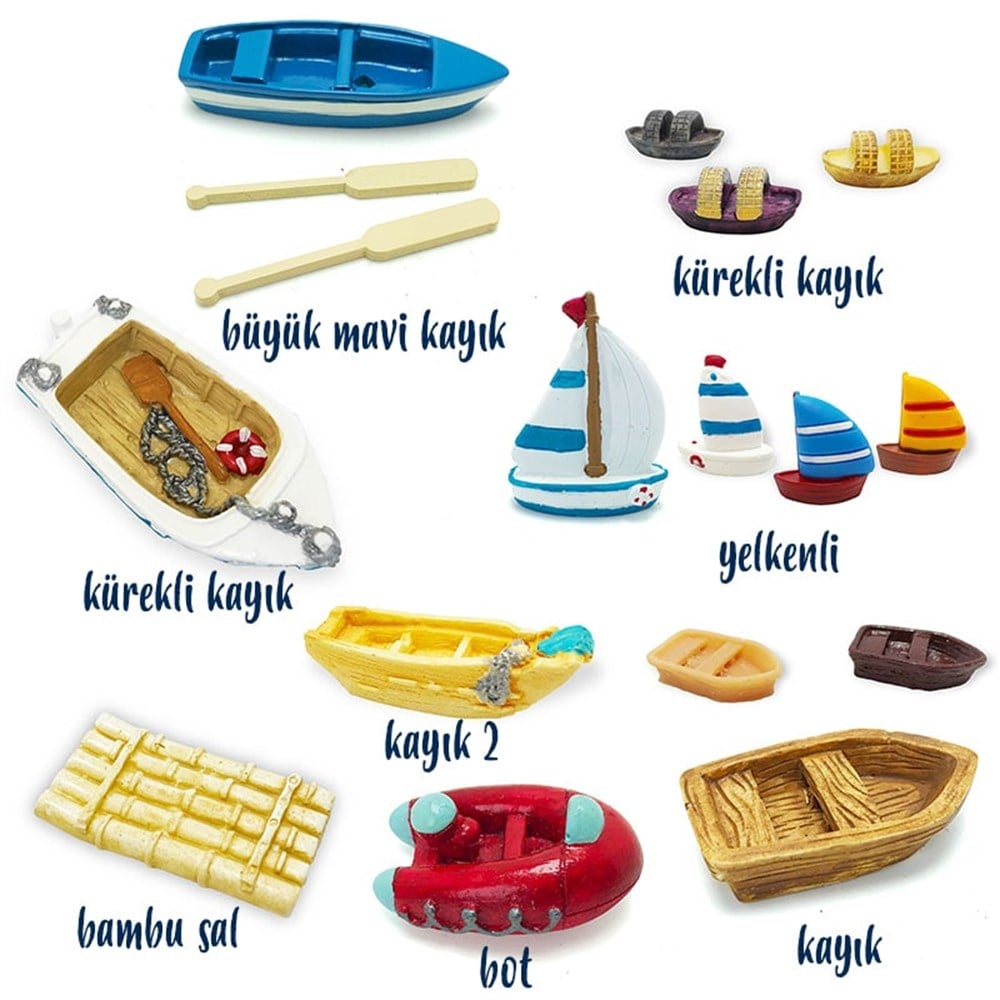 Minyatür Yelkenli ve Kayıklar