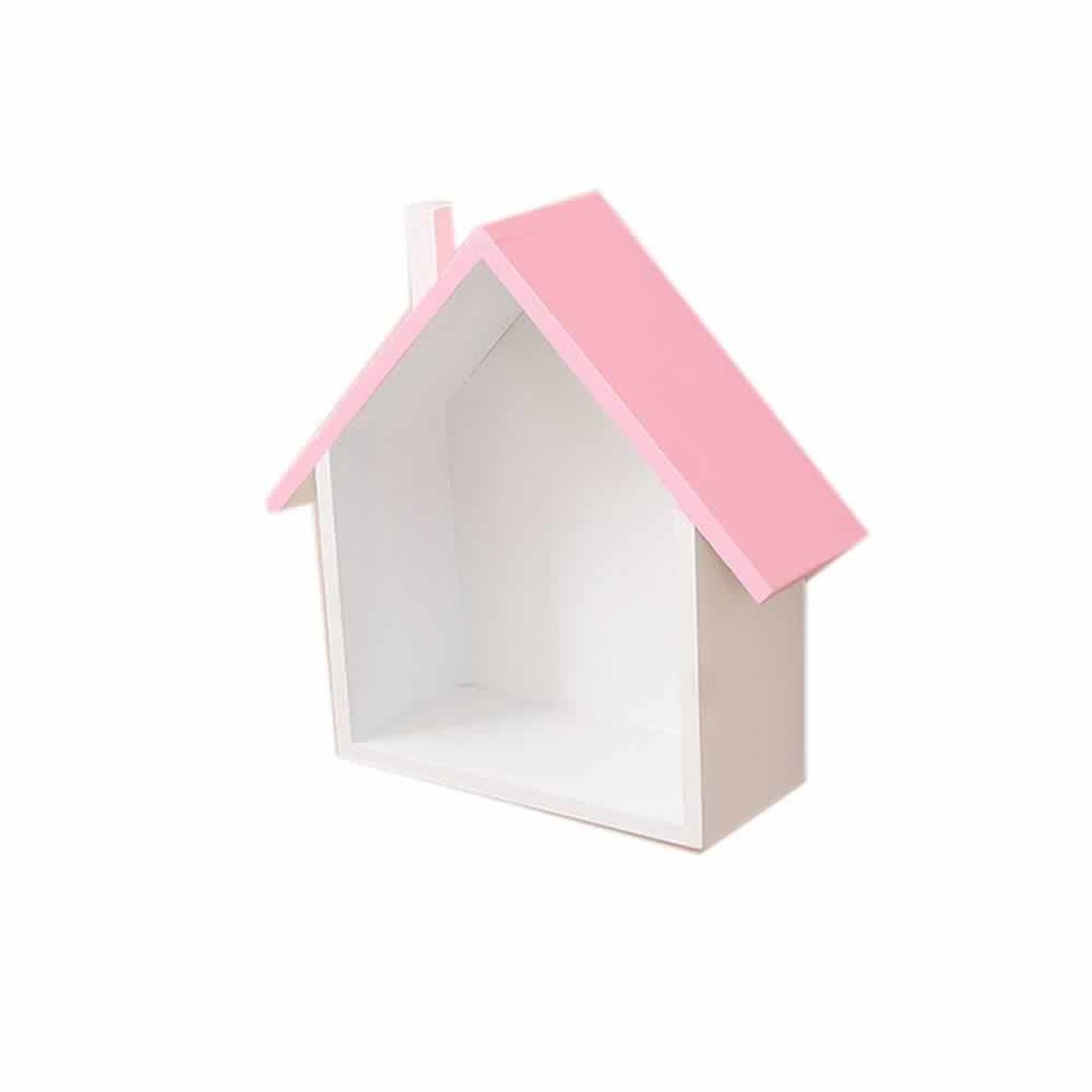 Pembe Çatılı Ev Raf