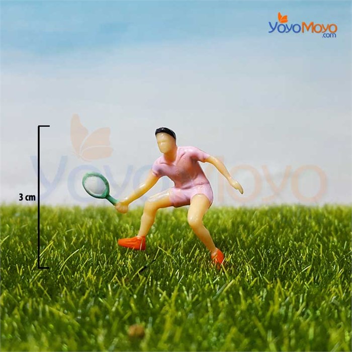 Tenisçi İnsan Figürü (Erkek)