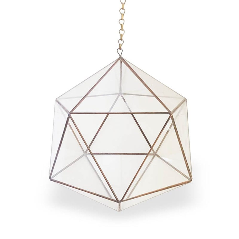 Nebula Askılı Vitray Fanus