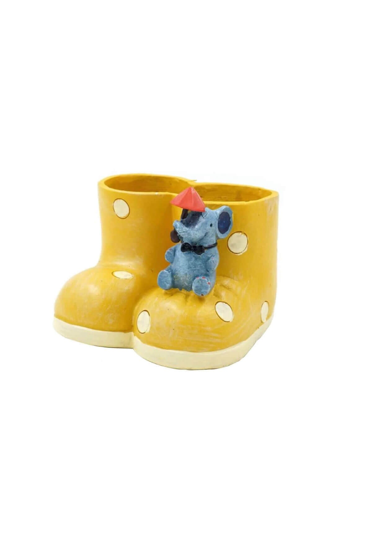 Sarı Çizme Saksı