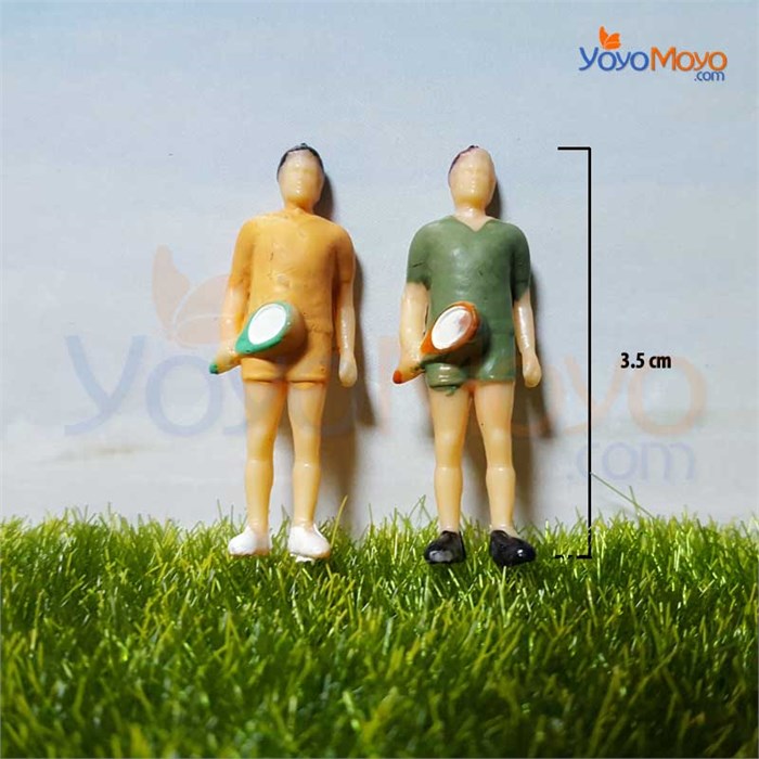 Tenisçi İnsan Figürü (Erkek)