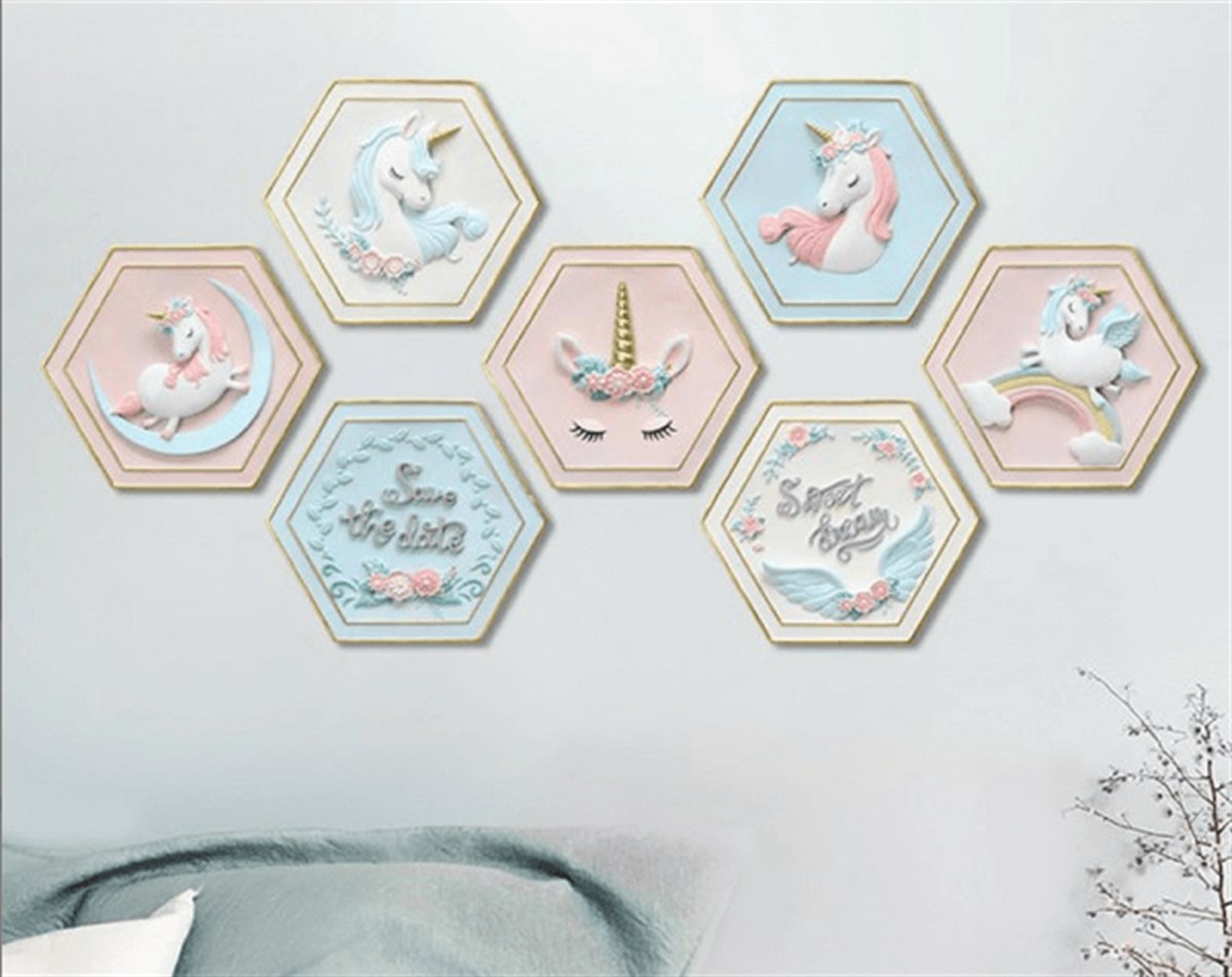 Unicorn Duvar Dekoru Serisi 