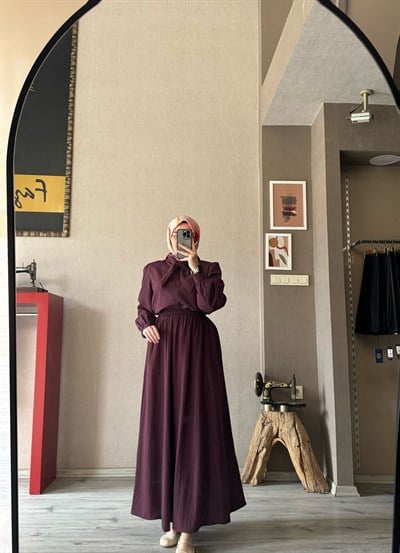 Bordo tensel etek - 1650