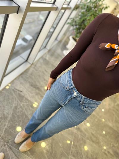 Açık Mavi Boyfit Jean