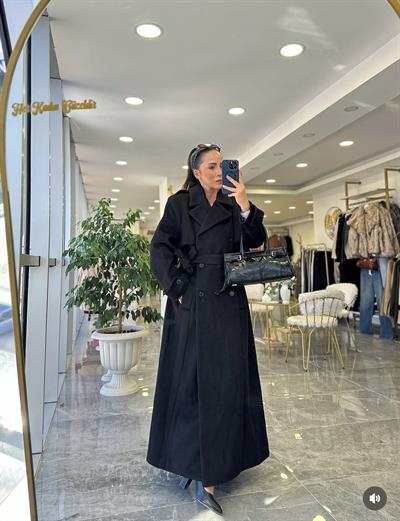 Apoletli Kaşe Kaban