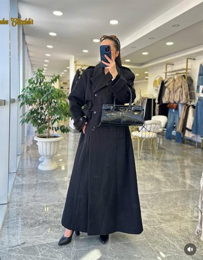 Apoletli Kaşe Kaban