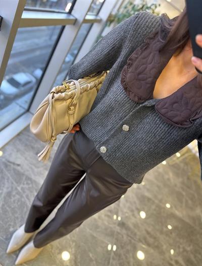 Bebe Yaka Tasarım Hırka