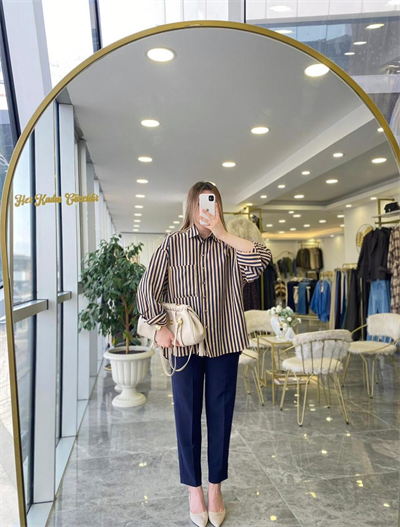 Çizgili Premium Gömlek