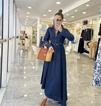 Denim Elbise