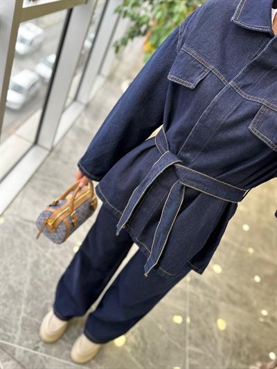Denim Pantolon Ceket Takım