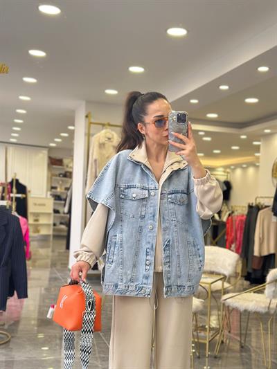 Denim Yelek