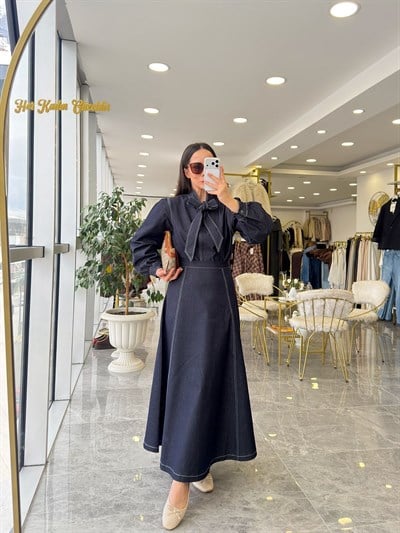 Etek Gömlek Denim Takım