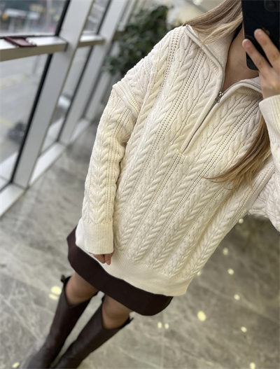 Fermuarlı Premium Kazak