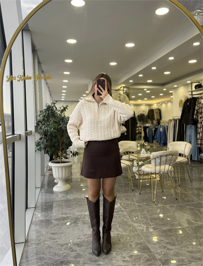 Fermuarlı Premium Kazak