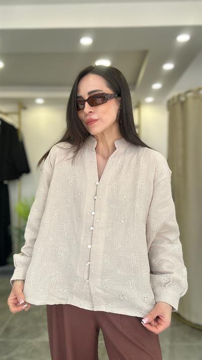 İşlemeli Gömlek
