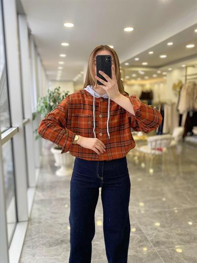 Kapüşonlu Oduncu Gömlek 