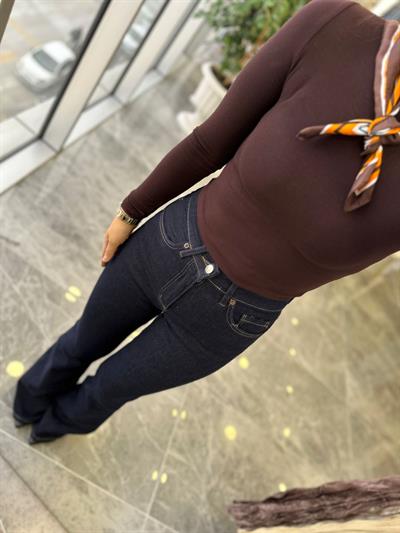 Koyu Laci İspanyol Jean 