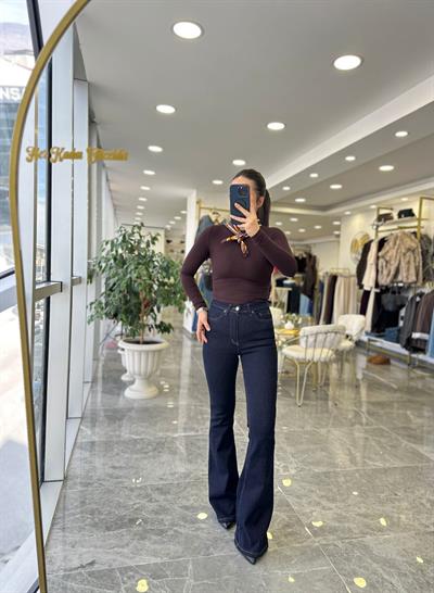 Koyu Laci İspanyol Jean 