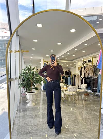 Koyu Laci İspanyol Jean 