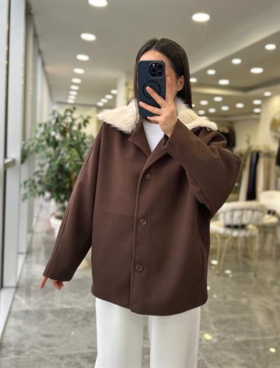 Kürklü Kaşe Ceket