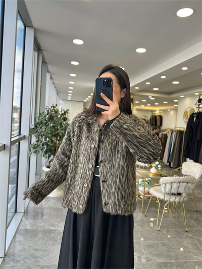 Leopar Kürk Ceket