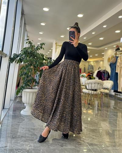 Leopar Saten Etek