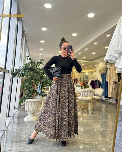 Leopar Saten Etek