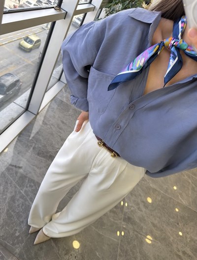 Oversize Bambu Gömlek