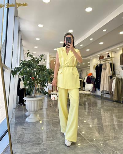 Palazzo Pantolon Sarı