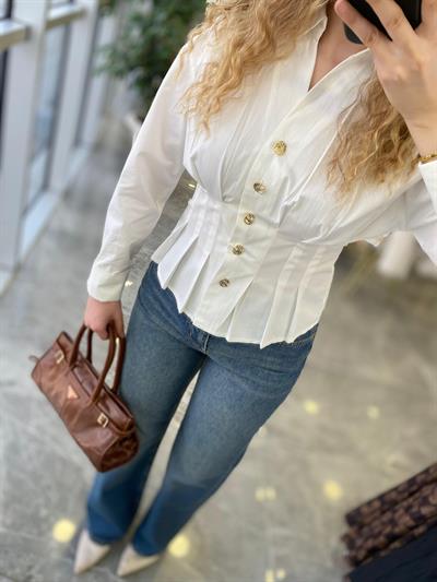 Pensli Gold Düğmeli Gömlek 