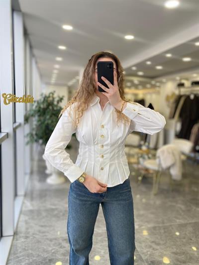 Pensli Gold Düğmeli Gömlek 
