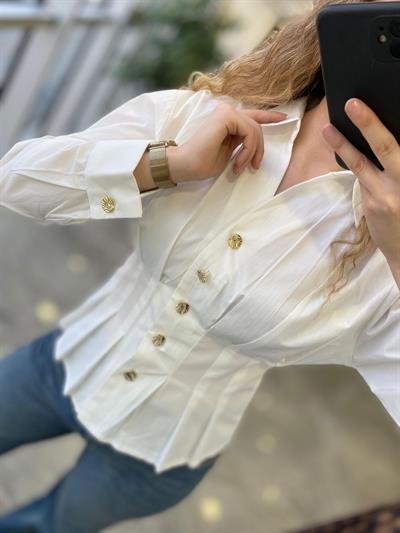 Pensli Gold Düğmeli Gömlek 