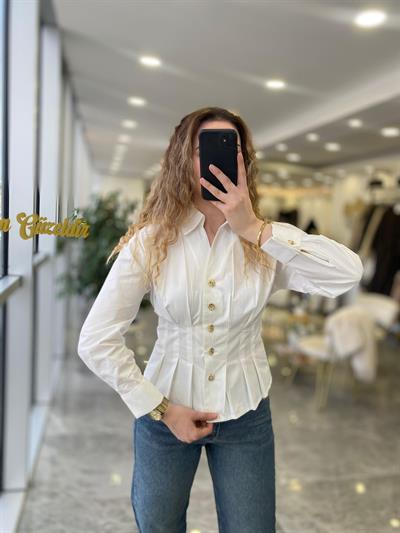 Pensli Gold Düğmeli Gömlek 