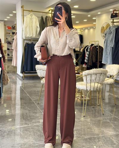 Penye Pantolon Kahve