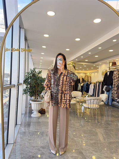 Premium Palazzo Camel