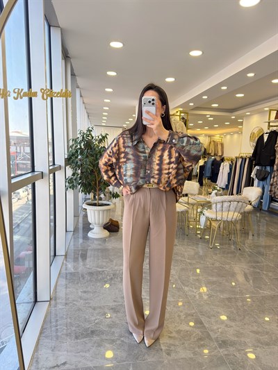 Premium Palazzo Camel