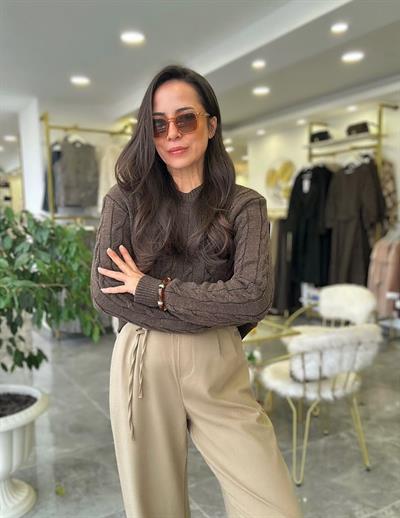 Saç Örgü Desen Kazak