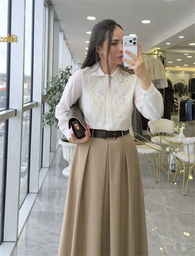 Tasarım Beyaz Gömlek