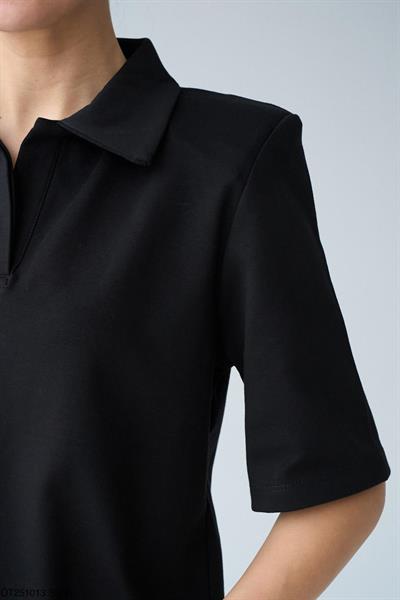 Vatkalı Polo Yaka Tişört