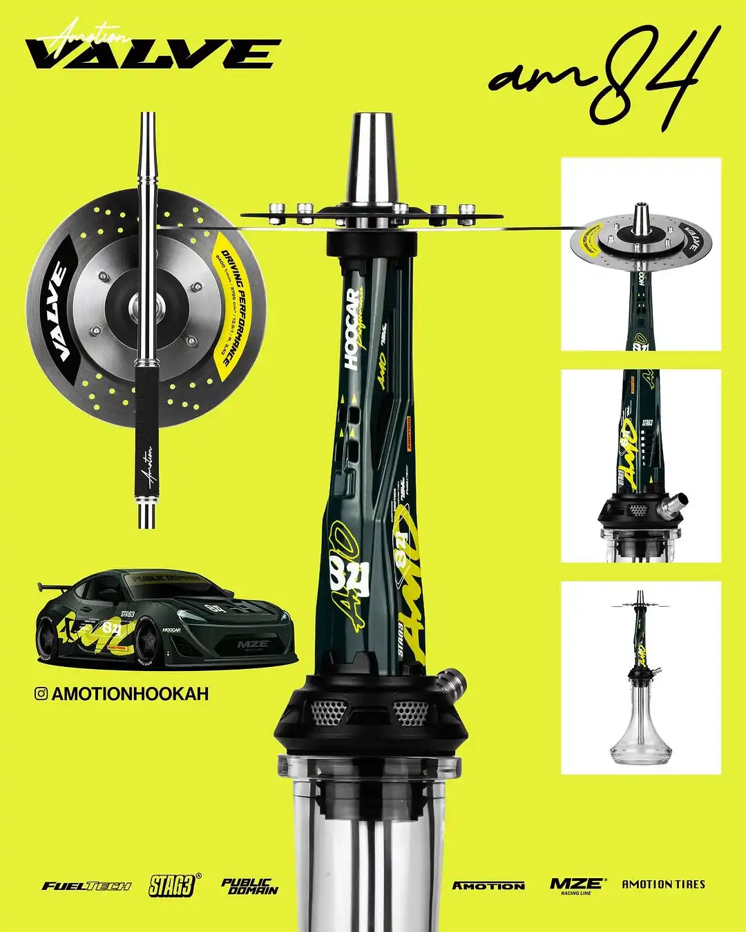 Moze Amotion Valve Nargile Takımı Rpl