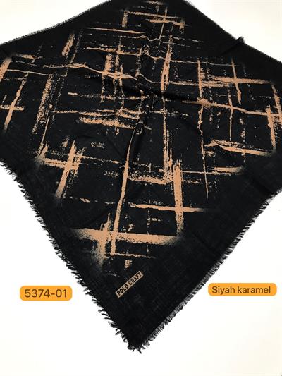 5374 Flamlı  Pamuk Eşarp