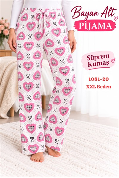 Süprem (sert) Kumaş Alt Pijama