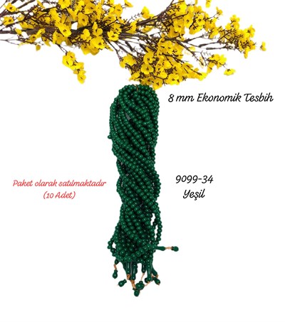9099 8 mm Ekonımik Tesbih