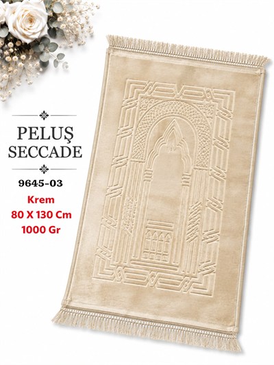 Düz Peluş Seccade