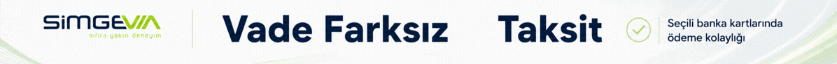 SimgeVia vade farksız 6 taksit ödeme kolaylığı