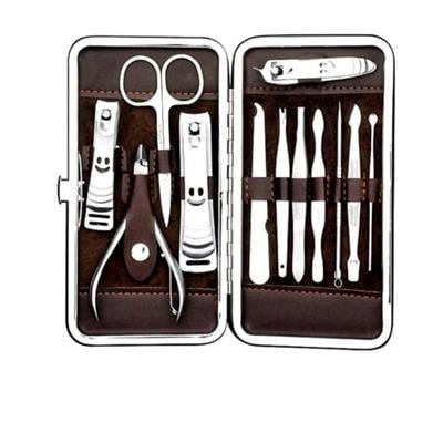 12 Parça Paslanmaz Çelik Manikür ve Pedikür Seti