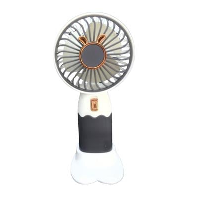 121 Şarjlı Mini El Fanı Taşınabilir Sessiz Masaüstü Vantilatör Telefon Tutucu Özellikli Serinletici Tek Modlu Fan 