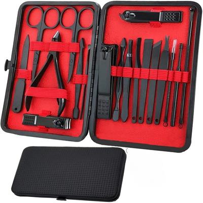 17 Parça Paslanmaz Çelik Manikür ve Pedikür Seti