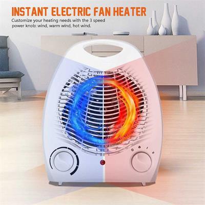 2000W Taşınabilir Mini Fanlı Elektrikli Isıtıcı 3 Kademeli Mod Rüzgar Modu Ve Sıcak Rüzgar Modu